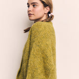 MOHAIR SEAMLESS BUTTON CARDIGAN