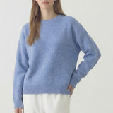 LOOSE FIT SOFT TWO TONE SWEATER
