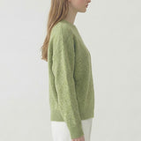 LOOSE FIT SOFT TWO TONE SWEATER