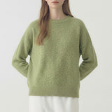 LOOSE FIT SOFT TWO TONE SWEATER