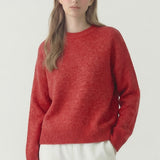 LOOSE FIT SOFT TWO TONE SWEATER