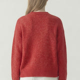 LOOSE FIT SOFT TWO TONE SWEATER