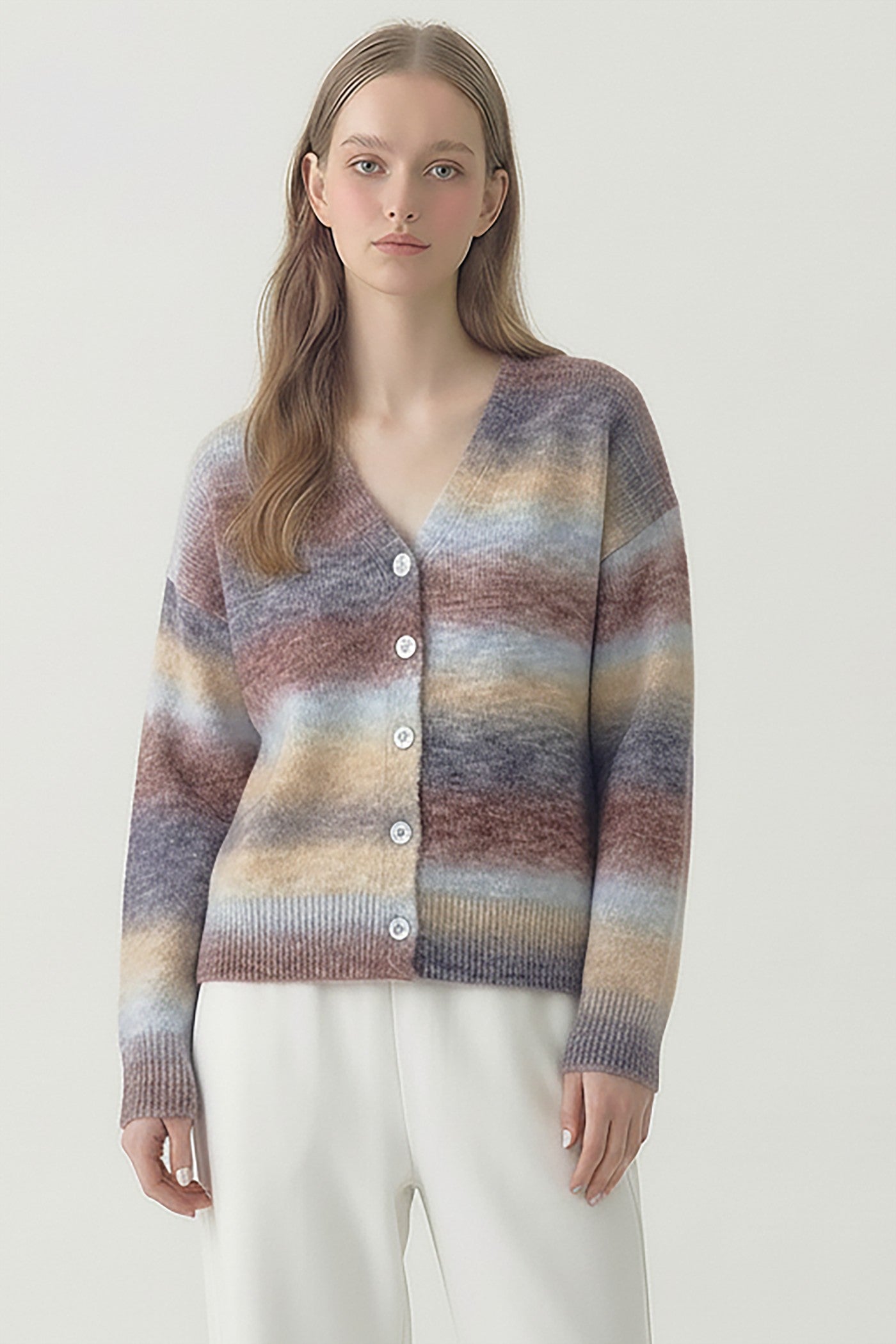 OMBRE SWEATER CARDIGAN