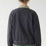 RAW DENIM CONTRAST JACKET