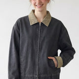 RAW DENIM CONTRAST JACKET