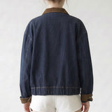 RAW DENIM CONTRAST JACKET