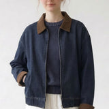 RAW DENIM CONTRAST JACKET