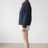 RAW DENIM CONTRAST JACKET