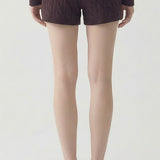 COTTON CABLE SWEATER SHORT - PART OF SET