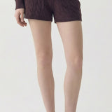 COTTON CABLE SWEATER SHORT - PART OF SET