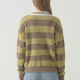 Luxe Hairy Knit Contrast Sweater