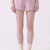 Pigment Washed Cotton Jersey Drawstring Shorts