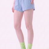 Pigment Washed Cotton Jersey Drawstring Shorts