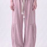 Pigment Washed Cotton Convertible Drawstring Pants
