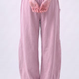 Pigment Washed Cotton Convertible Drawstring Pants