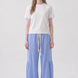 Pigment Washed Cotton Convertible Drawstring Pants