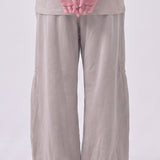 Pigment Washed Cotton Convertible Drawstring Pants