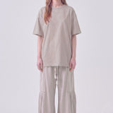 Pigment Washed Cotton Convertible Drawstring Pants