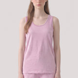 Mineral Washed Cotton Sleeveless Scoop Neck Tank Top