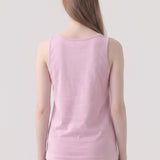 Mineral Washed Cotton Sleeveless Scoop Neck Tank Top