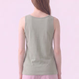 Mineral Washed Cotton Sleeveless Scoop Neck Tank Top