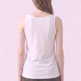 Mineral Washed Cotton Sleeveless Scoop Neck Tank Top
