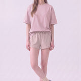 Pigment Washed Cotton Boxy Oversized T-Shirt