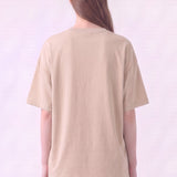 Pigment Washed Cotton Boxy Oversized T-Shirt