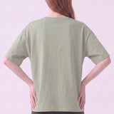 Pigment Washed Cotton Boxy Oversized T-Shirt