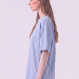 Pigment Washed Cotton Boxy Oversized T-Shirt