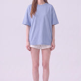 Pigment Washed Cotton Boxy Oversized T-Shirt