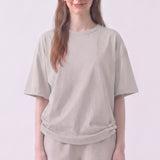Pigment Washed Cotton Boxy Oversized T-Shirt