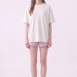 Pigment Washed Cotton Boxy Oversized T-Shirt