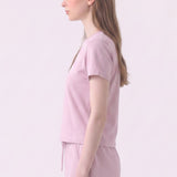 Pigment Washed Cotton Standard Crew Neck T-Shirt