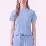 Pigment Washed Cotton Standard Crew Neck T-Shirt