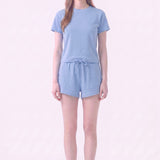 Pigment Washed Cotton Standard Crew Neck T-Shirt