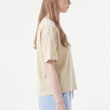 Pigment Washed Cotton Loose Fit Standard T-Shirt