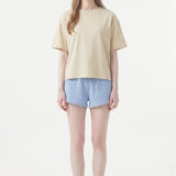 Pigment Washed Cotton Loose Fit Standard T-Shirt