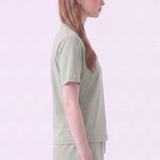 Pigment Washed Cotton Loose Fit Standard T-Shirt