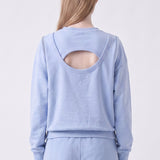 Pre-Shrunk Cotton Terry Cutout Back Sweatshirt