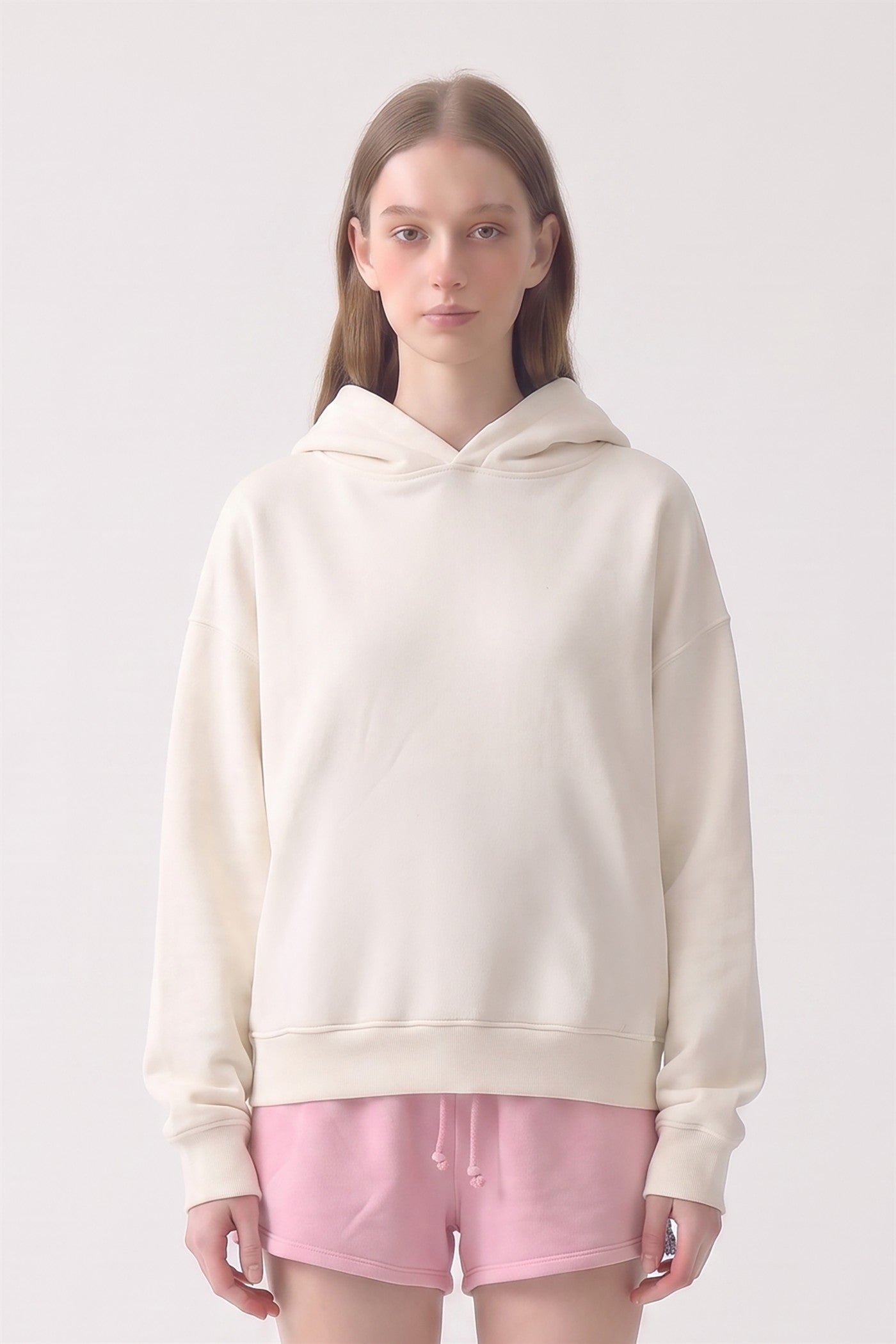 Pre-Shrunk Cotton Terry Clean Pullover Hoodie