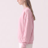 Cotton Terry Drop Shoulder Boxy Crewneck Sweatshirt