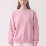 Cotton Terry Drop Shoulder Boxy Crewneck Sweatshirt