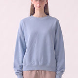 Cotton Terry Drop Shoulder Boxy Crewneck Sweatshirt
