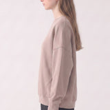 Cotton Terry Drop Shoulder Boxy Crewneck Sweatshirt
