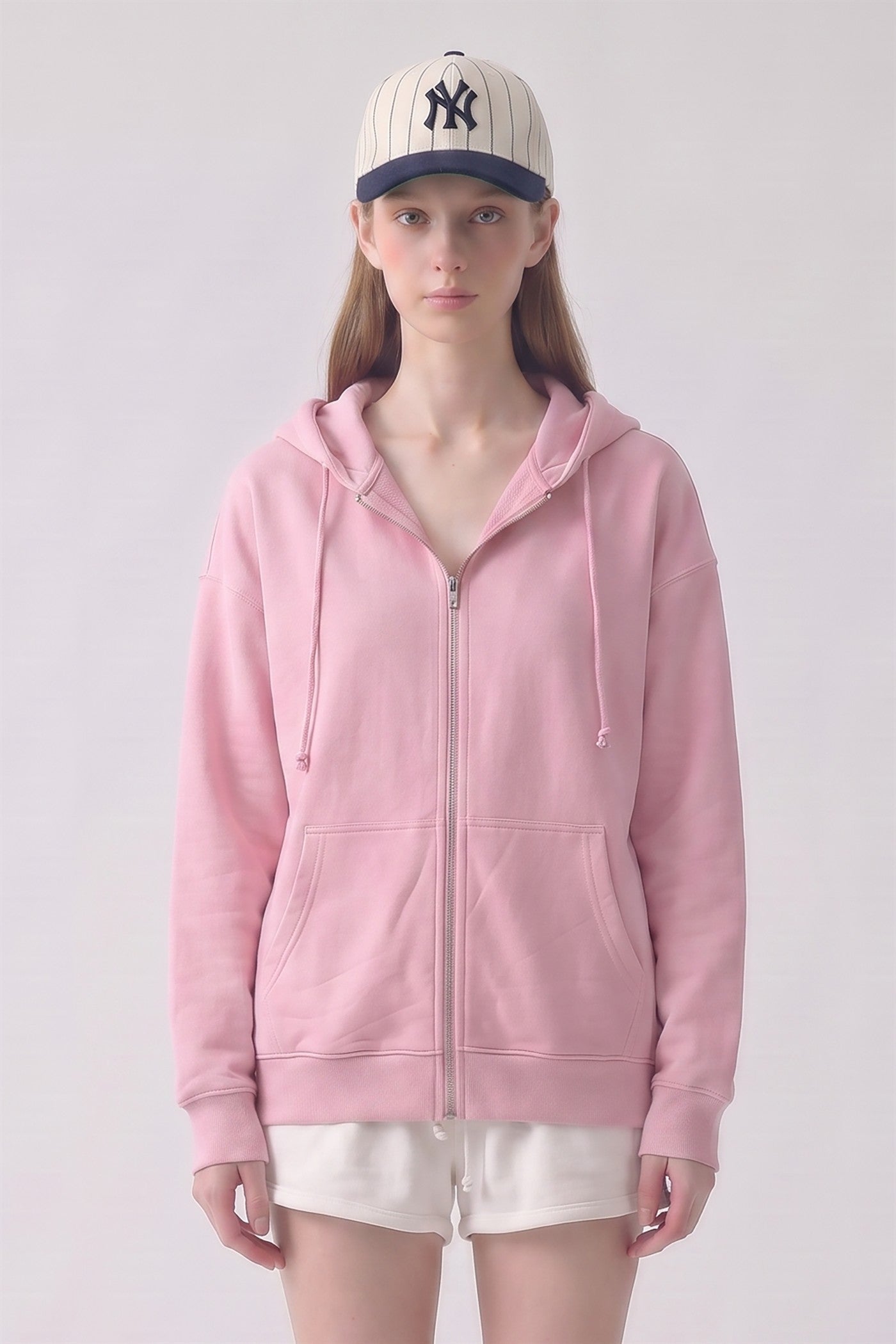 Pre-Shrunk Cotton Terry Full Zip-Up Hoodie
