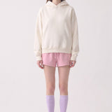 Pre-Shrunk Cotton Terry Drawstring Mini Shorts