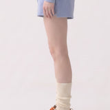 Pre-Shrunk Cotton Terry Drawstring Mini Shorts