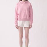 Pre-Shrunk Cotton Terry Drawstring Mini Shorts