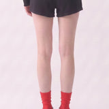 Pre-Shrunk Cotton Terry Drawstring Mini Shorts